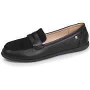 Mocassins Isotoner Mocassins Femme bi-matière Noir