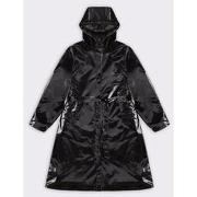 Blouson Rains A-Line Jacket longer 12040 noir brillant-047611