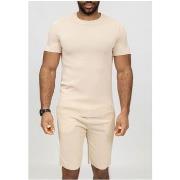 Ensembles de survêtement Kebello Ensemble Short,Tshirt Beige H