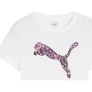 T-shirt enfant Puma TEE-SHIRT ESSENTIAL+ GRAF TROPI BLANC - WHITE - 15...