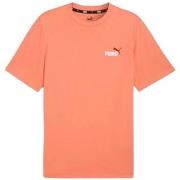 T-shirt Puma TEE-SHIRT ESSENTIALS SMALL LOGO PÊCHE - DEEVA PEACH - M