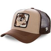 Casquette Capslab Casquette Looney Tunes Taz Marron