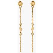 Boucles oreilles Lollipops Boucles d'oreilles chaines à étoile Acier i...