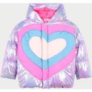 Blouson enfant Billieblush Doudoune brillante pour fille avec capuche