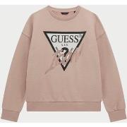 Sweat-shirt enfant Guess Sweat-shirt à col rond pour fille avec logo