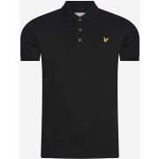 T-shirt Lyle &amp; Scott Polo uni - noir de jais