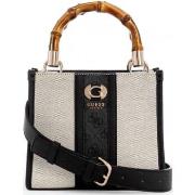 Sac Guess Kerima Mini Borsa Tote Donna Natural Coal Logo AG933777