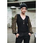 Pull Freeman T.Porter Pull PORTER LAONIE LEOPARDO Black