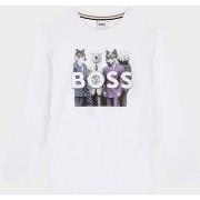 T-shirt enfant BOSS Chemise à manches longues pour enfants