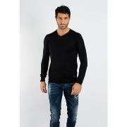 Pull Hollyghost Pull fin col V YY03 - Noir