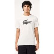 T-shirt Lacoste T-shirt imprimé - blanc noir