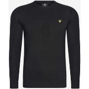 Pull Lyle &amp; Scott Pull ras du cou en mérinos - noir de jais