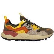 Baskets Flower Mountain Baskets Yamano 3 Homme Grey/Yellow