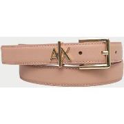 Ceinture EAX Ceinture femme en cuir naturel