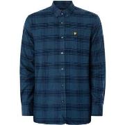 Chemise Lyle &amp; Scott Chemise en flanelle à carreaux ton sur ton