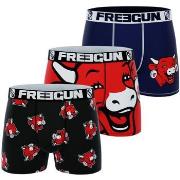 Boxers Freegun Lot de 3 boxers homme La vache qui rit