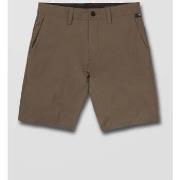 Short Volcom Frickin Cross Shred Shorts 20 Tarmac Brown