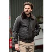 Veste Schott LCTOPGUN BROWN