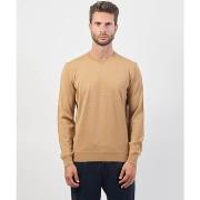 Pull BOSS Pull col rond homme en laine avec logo