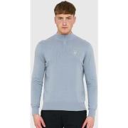 Pull Marshall Artist A Siren tricoté 1/4 zip - gris nardo