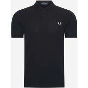 T-shirt Fred Perry Chemise unie - noir blanc