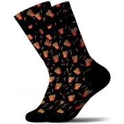 Chaussettes Pullin Chaussettes Homme Coton FRY Noir Rouge