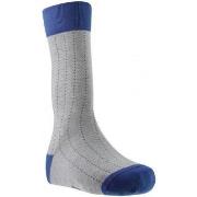 Chaussettes Labonal Chaussettes Homme Coton AJOUREE Gris clair