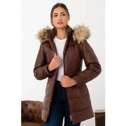 Veste Daytona ANOUK HOOD LAMB ORION COGNAC