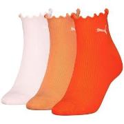 Chaussettes Puma women ruffle quarter 3p