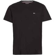 T-shirt Tommy Jeans Slim Jersey Crew T-Shirt Black