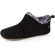 Chaussons Isotoner Chausson bottillons bas Femme Noir