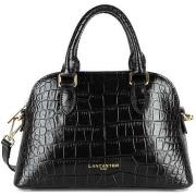 Sac Bandouliere LANCASTER Sac demi lune Zippée M Exo 524-105 Noir