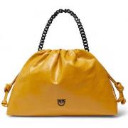 Sac Pinko Sac en chaîne rose jaune