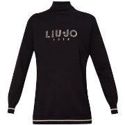 Pull Liu Jo Pull à col roulé avec logo et strass