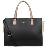 Sac à main LANCASTER Sac a main Ref 38650 noir beige 31*24*14 cm