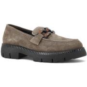 Chaussures Café Noir CAFENOIR Suede Mocassino Donna Taupe EB6061