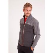 Pull Camberabero Veste molleton col montant bicolore noir