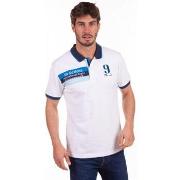 T-shirt Camberabero Polo manches courtes avec bandes coupées cousues b...