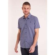 Chemise Camberabero Chemise manches courtes unie bleu marine