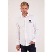 Chemise Camberabero Chemise blanche avec détails fleuris