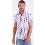 Chemise Camberabero Chemise manches courtes en popline imprimée fleuri