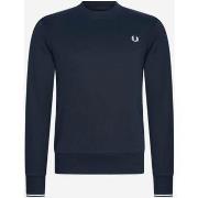 Pull Fred Perry Sweat à col ras du cou - marine