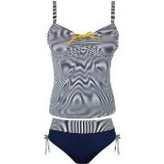 Maillots de bain Grain De Sable Tankini+zigzag marin 2p