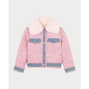 Blouson enfant Billieblush Veste en tweed mélangé avec col amovible