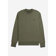 Pull Fred Perry Sweat à col ras du cou - vert couronne de laurier vert...