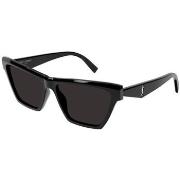 Lunettes de soleil Saint Laurent SL M103 Lunettes de soleil, Noir/Noir...