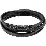 Bracelets Lotus Bracelet homme Style Men In Black 4 rangs