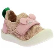 Chaussons bébé Kickers CHAUSSON BEBE SOUPLE KICKRATCH ROSE CLAIR