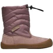 Bottes Naturino Boots barefoot en daim et tissu BISQUI ZIP WP