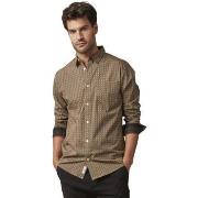 Chemise Deeluxe Chemise homme Kain Taupe